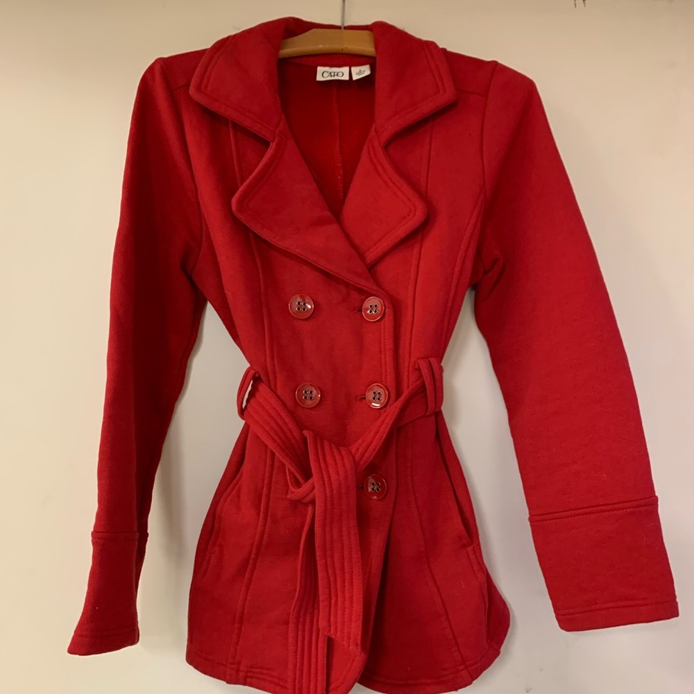 Red Peacoat